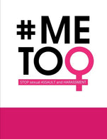 # MeToo: Stop Sexual Assault And Harassment Large Notebook (Pink & White)
